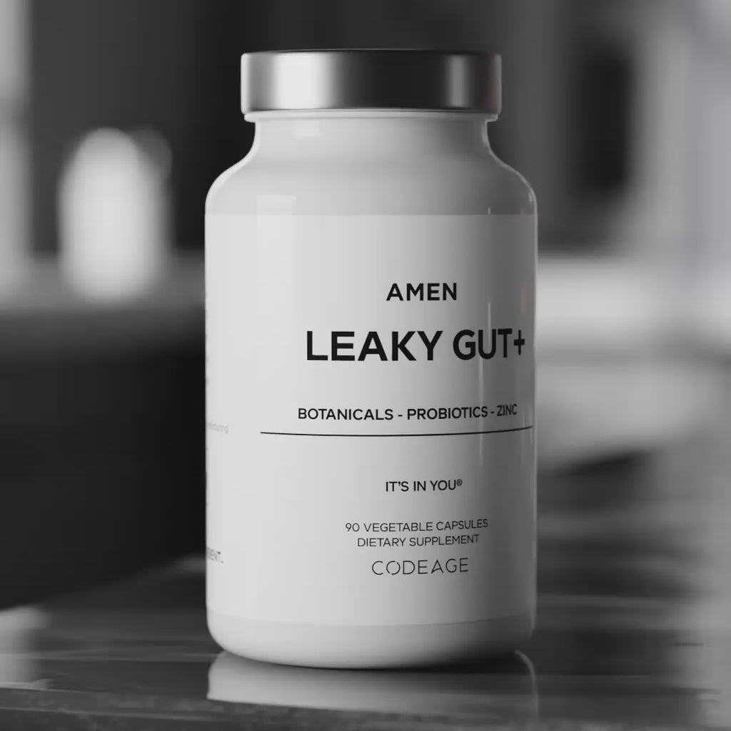 Amen Leaky Gut Health Capsules Supplement  With Botanicals, Herbs & Zinc
