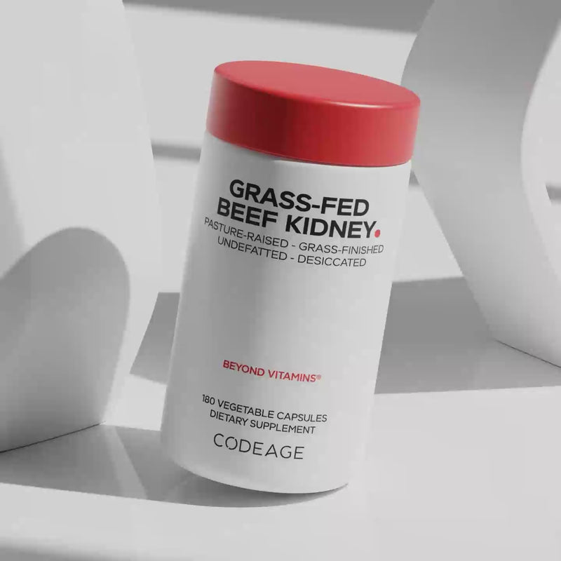 Codeage Grass-Fed Beef Kidney Bovine Supplement 