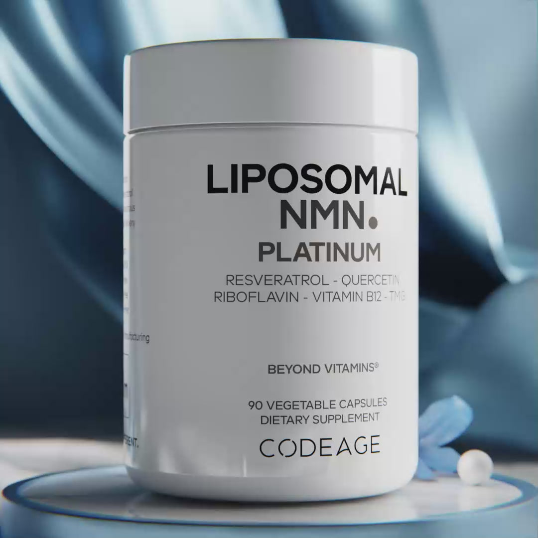 Codeage Liposomal NMN Platinum Supplement, 500 mg NMN with Trans