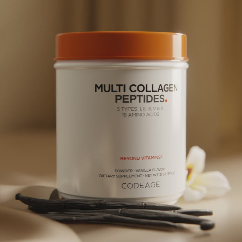 Codeage Multi Collagen Peptides Vanilla flavor, 5 types of collagen 