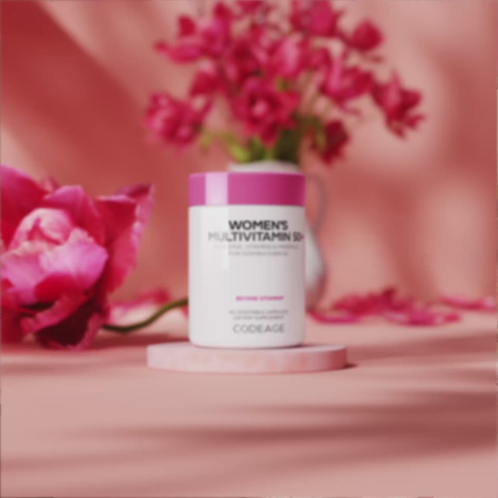 Codeage Women's Multivitamin 50+, vitamins for women age 50 and over.