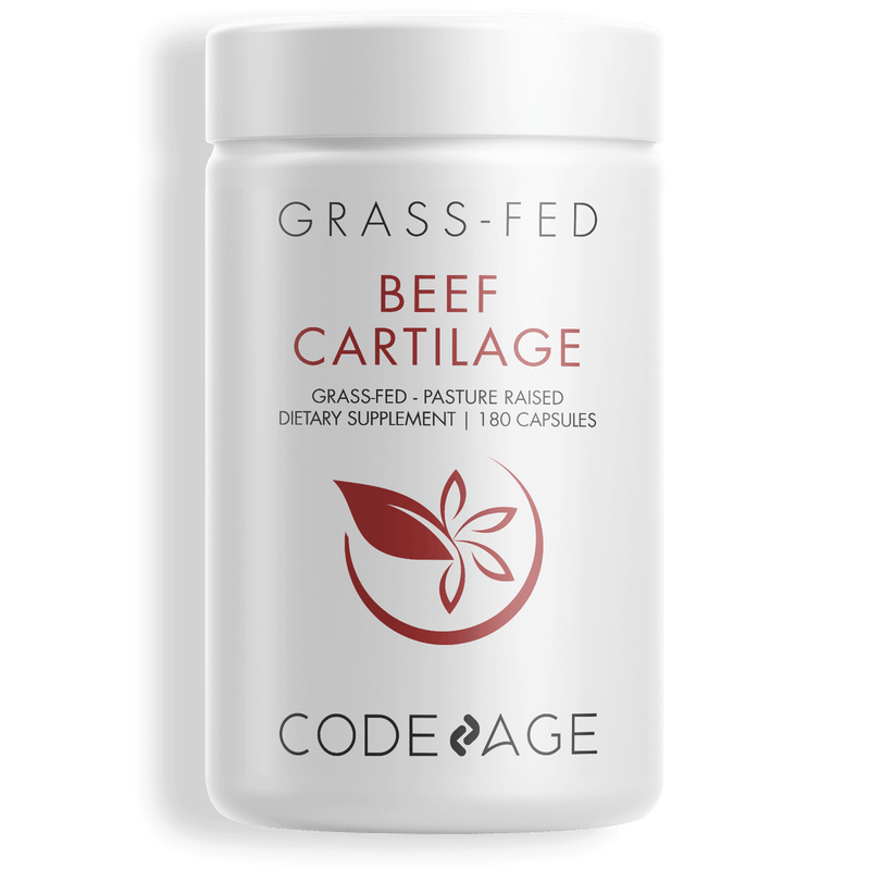 Codeage Beef Tracheal Cartilage Supplement, Grass Fed Pasture Raised Bovine BSE Free