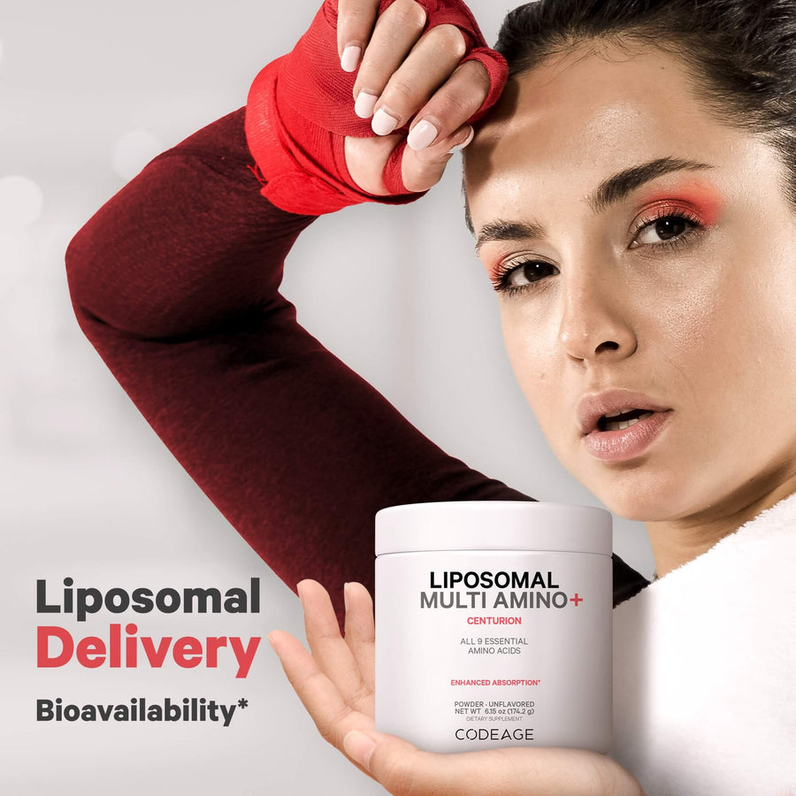 Codeage Liposomal Multi Amino Powder BCAA EAA supplement Formula bioavailability