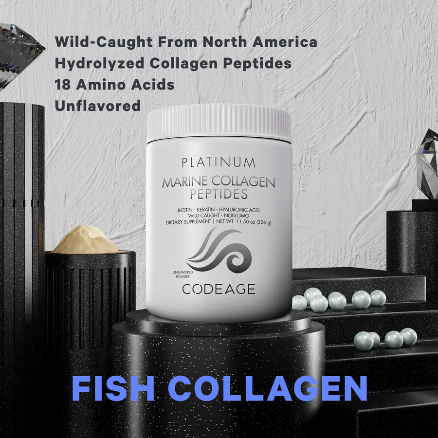 Codeage Wild-Caught Marine Collagen 18 amino Acids