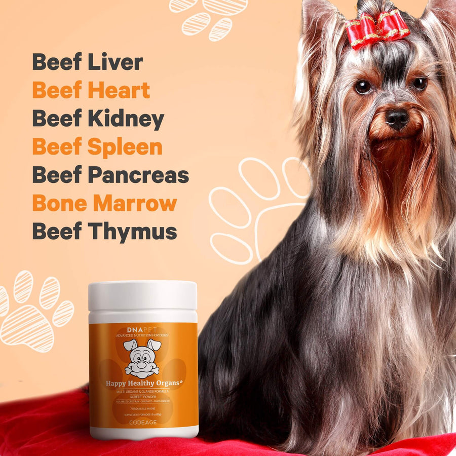 DNA PET Happy Healthy Organs Dogs Supplement dog dna 