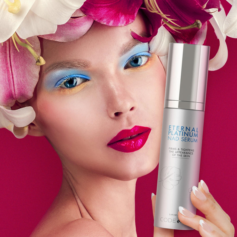 Codeage Eternal Platinum NAD Coenzyme & Collagen Boost Skin Care Formula Facial Serum Beauty Care Cosmetics 