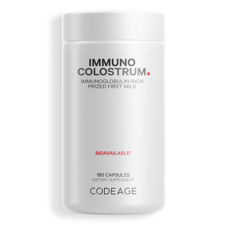 Codeage Colostrum Supplement Made From Grass-fed Bovine, Offering 3000mg of Immunoglobulin-rich Colostrum