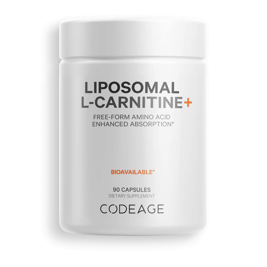 Codeage Liposomal L-Carnitine 500mg Capsule Supplement 3-Month Supply Codeage Liposomal L-Carnitine 500mg Capsule Supplement 3-Month Supply