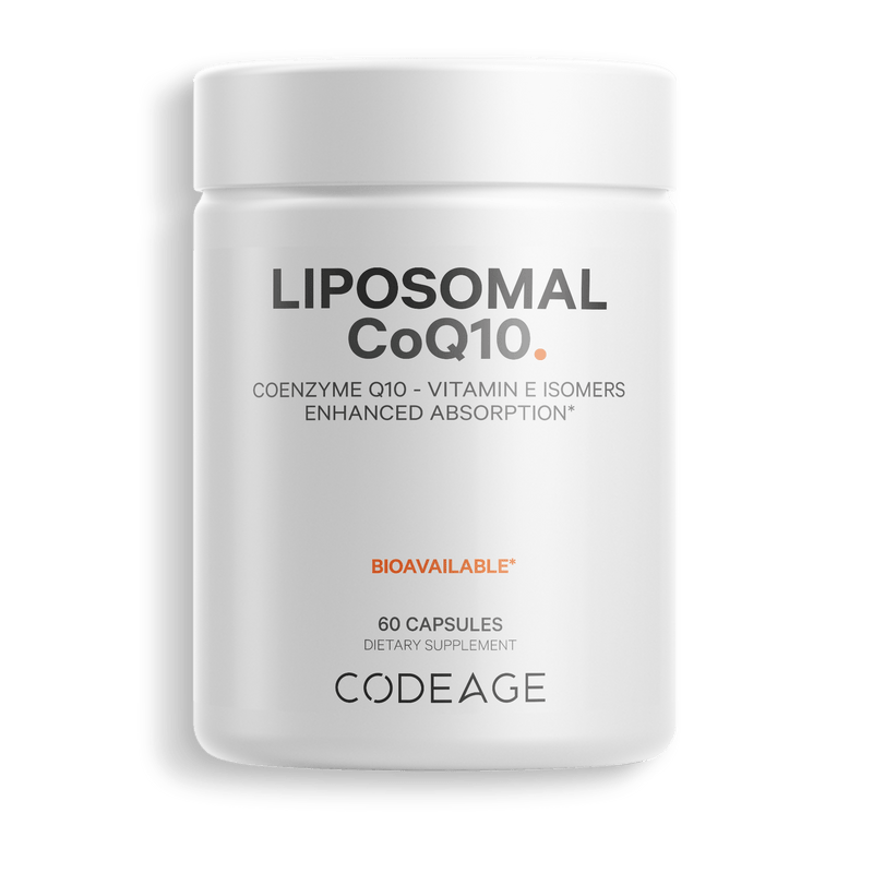 Codeage Liposomal CoQ10 supplement vitamin E isomers
