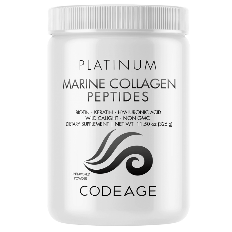 Codeage Wild Caught Marine Collagen Powder biotin vitamin c D3 niacin pantothenic acid supplements