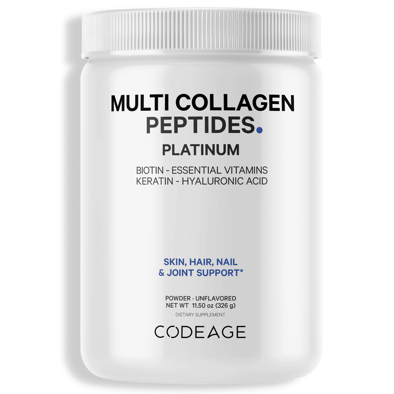 Codeage Multi Collagen Powder With 10,000mcg Biotin, Keratin, Vitamins