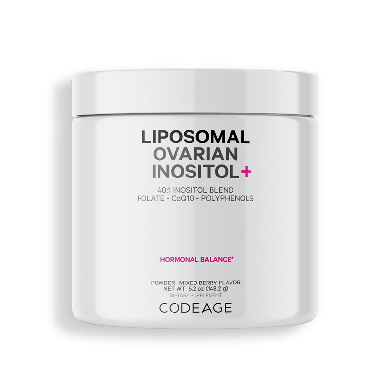 Codeage Liposomal Ovarian Inositol Powder Supplement myo inositol d chiro inositol supplement