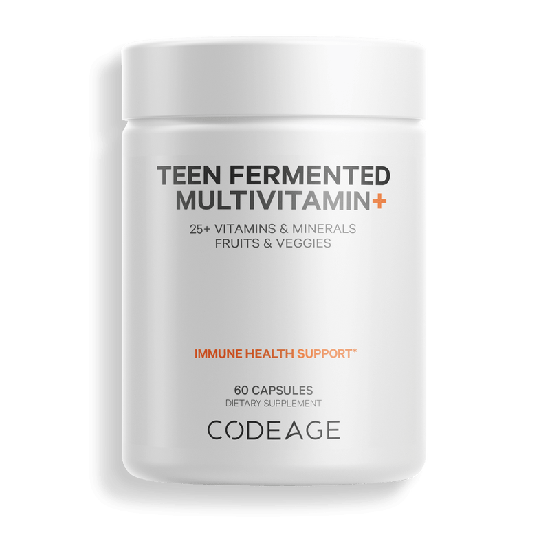 Codeage Daily Teens Multivitamins Supplement Vitamins Capsules Pills