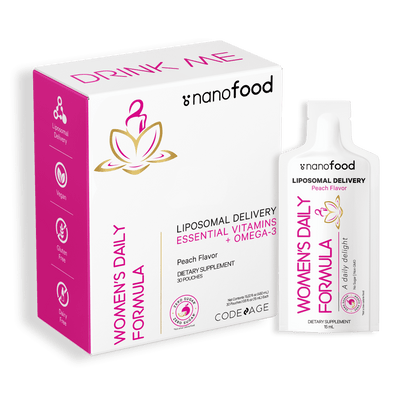 Nanofood Liposomal Women's Daily Multivitamin Liquid Pouch 